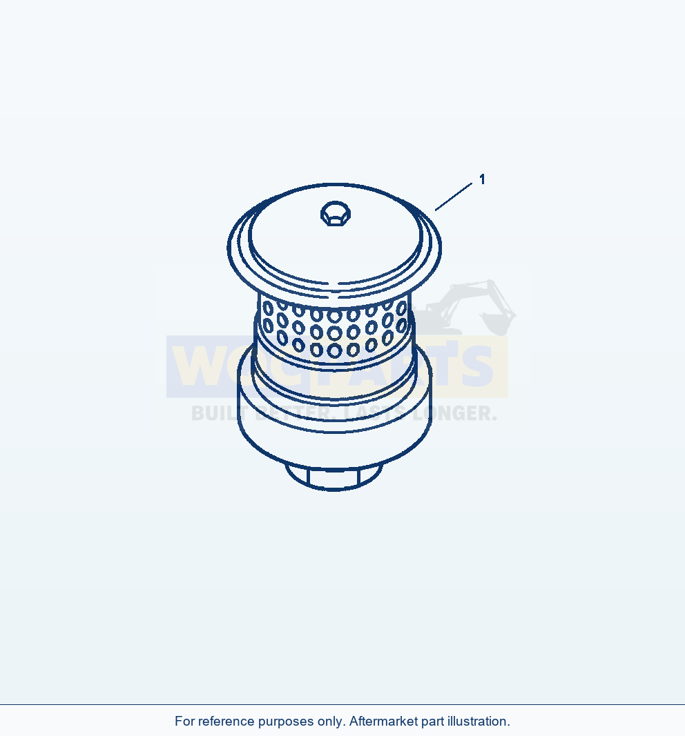 Komatsu WA380-6 Air Pre-Cleaner Turbo 2 Serial A53001-UP parts diagram