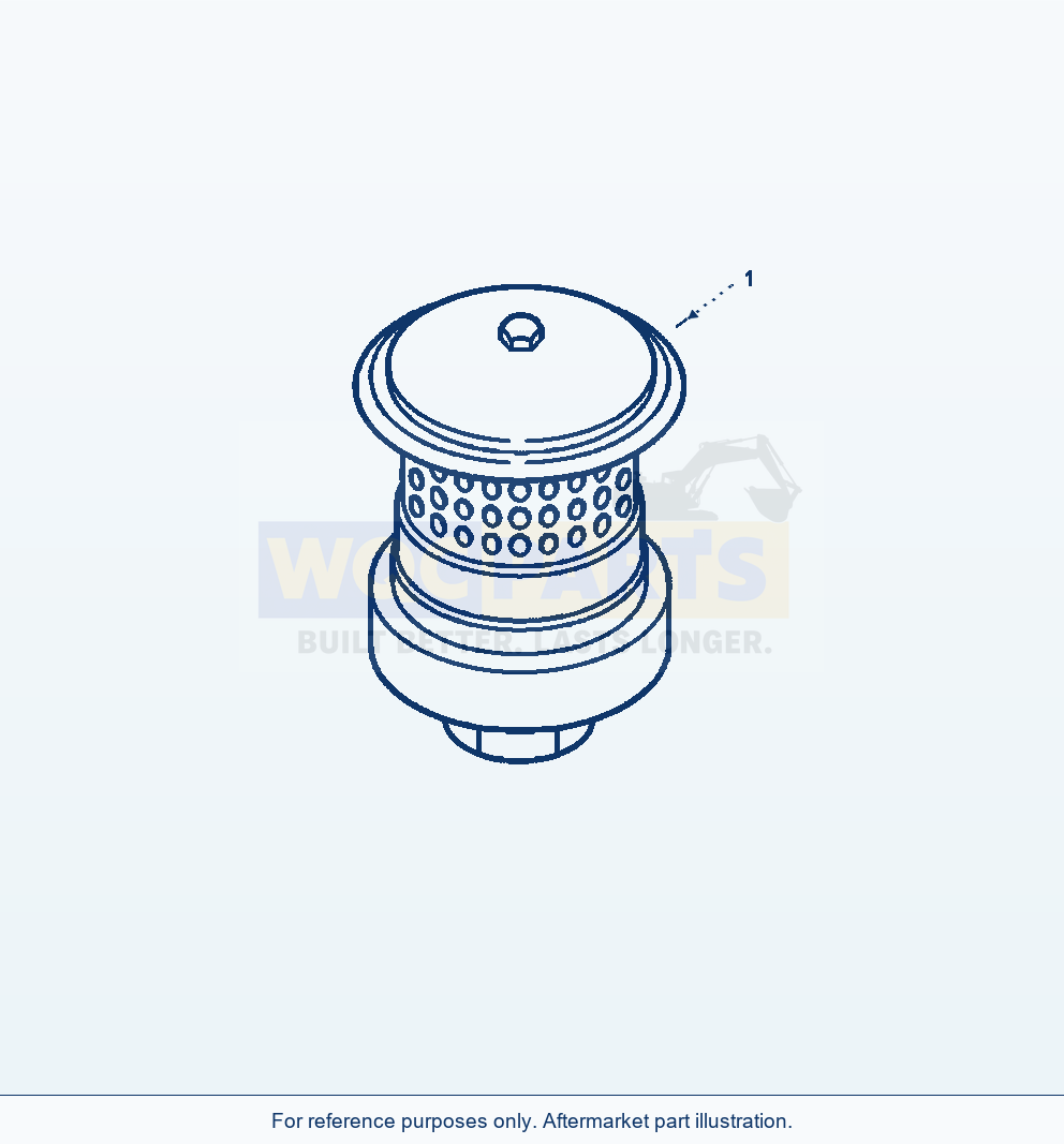 Komatsu WA380-6 Air Pre-Cleaner Turbo 2 Serial A54001-UP parts diagram