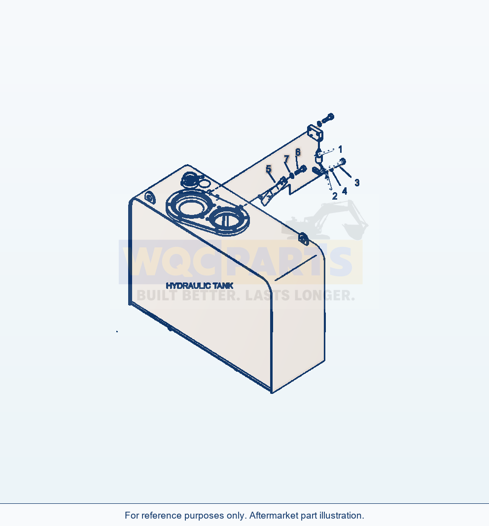 Komatsu WA380-6 Dust Indicator parts diagram