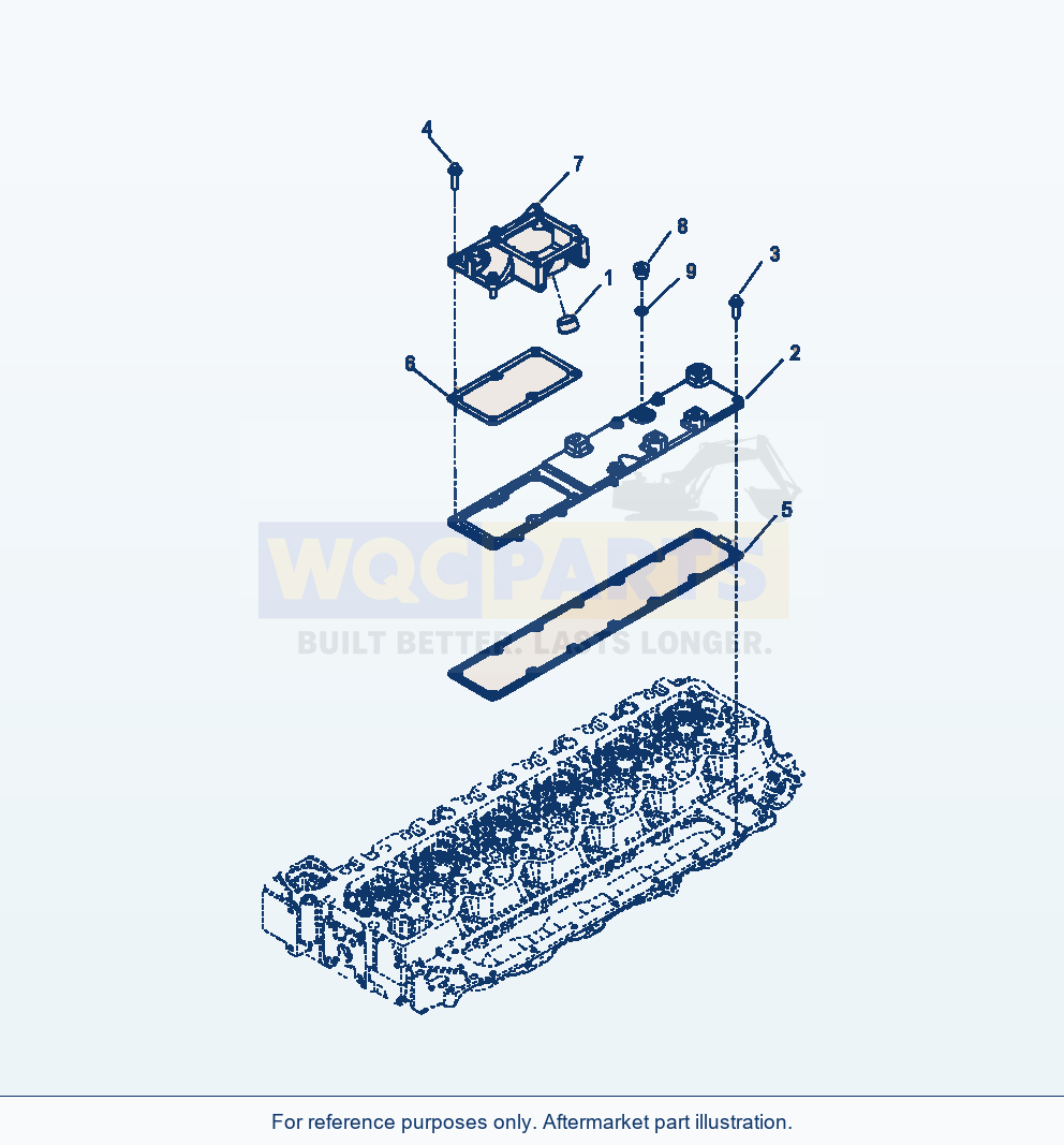 Komatsu WA380-6 Air Intake Manifold Serial A54001-UP parts diagram
