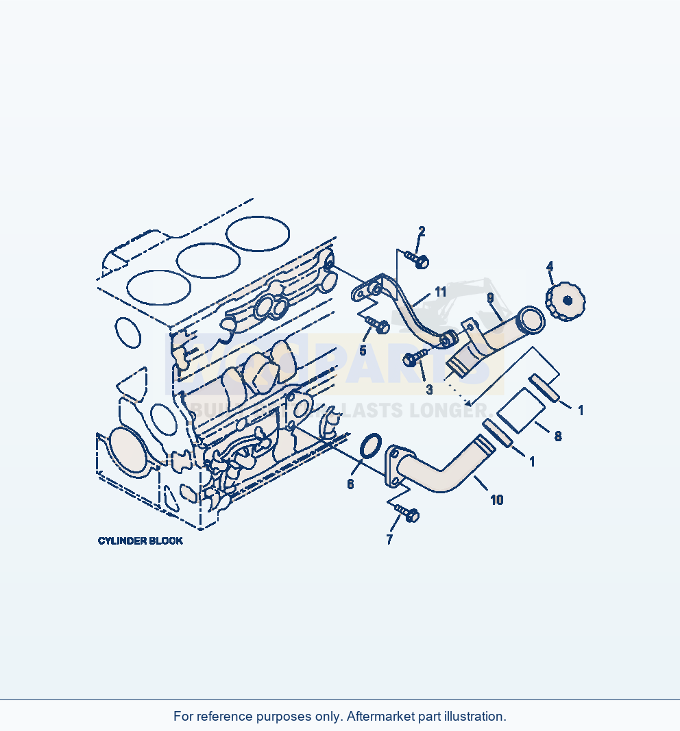 Komatsu WA380-6 Engine Oil Fill Port Serial A54001-UP parts diagram