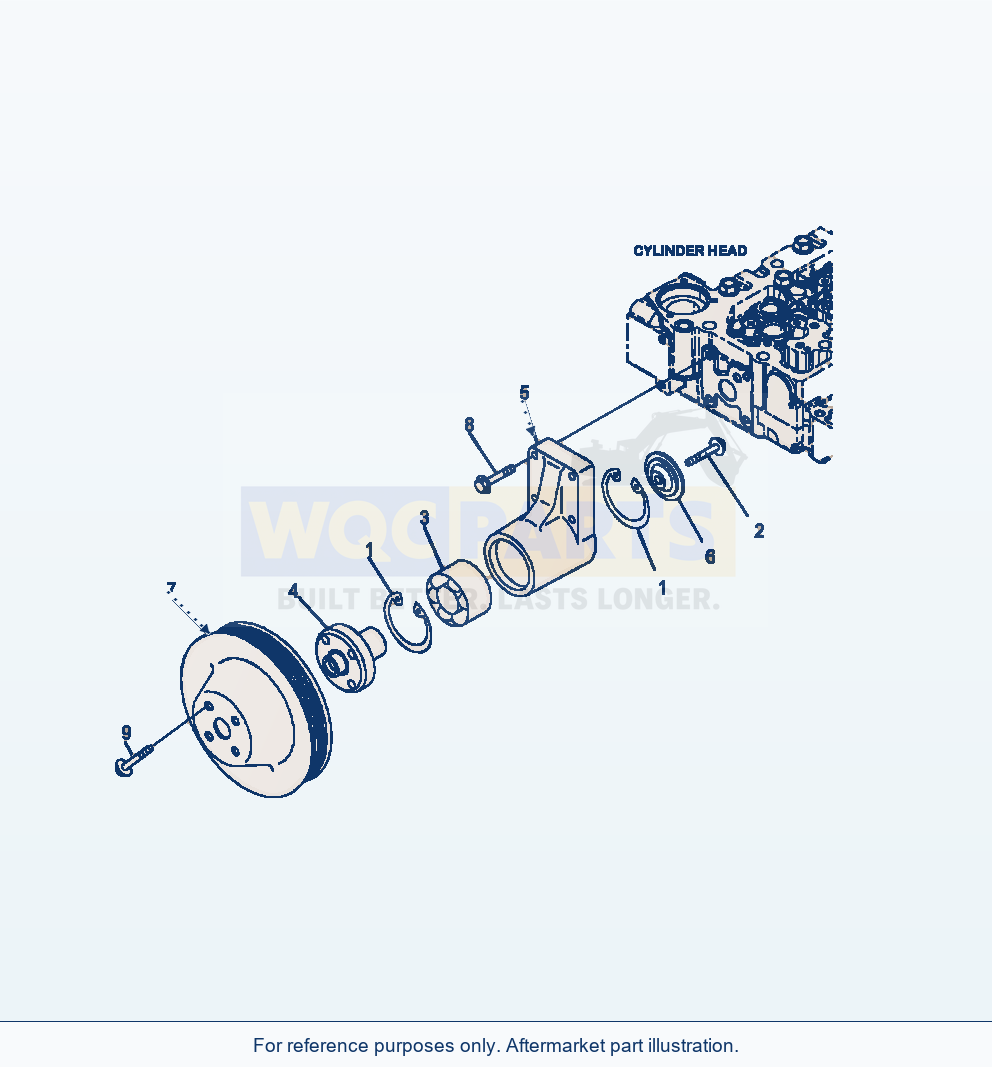 Komatsu WA380-6 Fan Drive Serial A53001-UP parts diagram