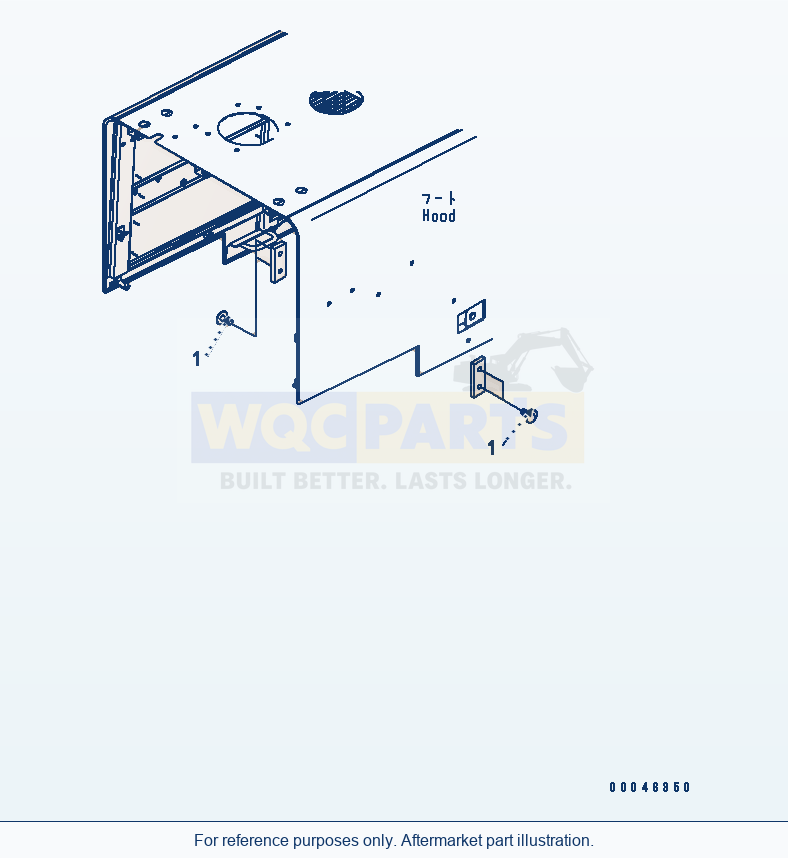 Komatsu WA380-6 Hood (Cap)(#65001-) Serial 65001-65948 (ECOT3) parts diagram