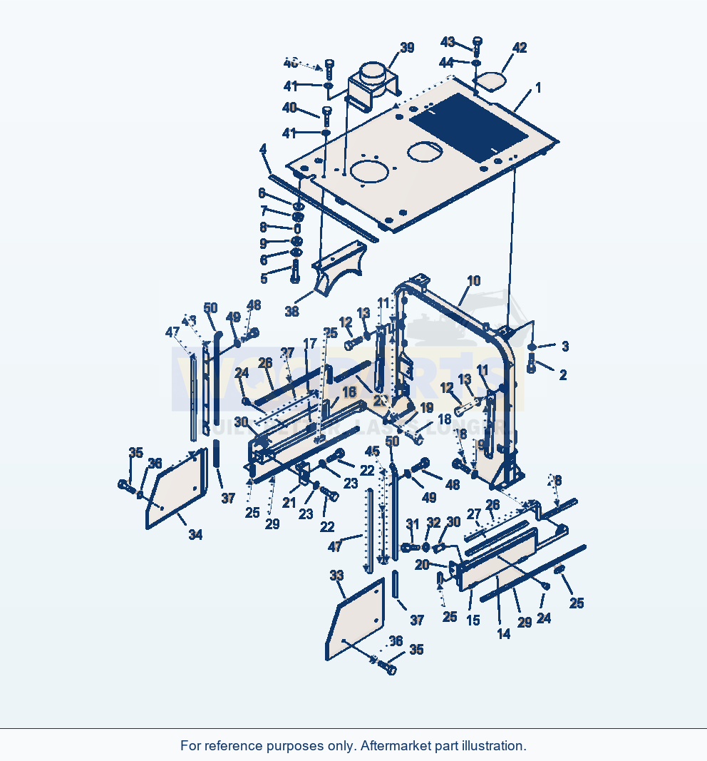 Komatsu WA380-6 Hood Cover Serial A53001-UP parts diagram