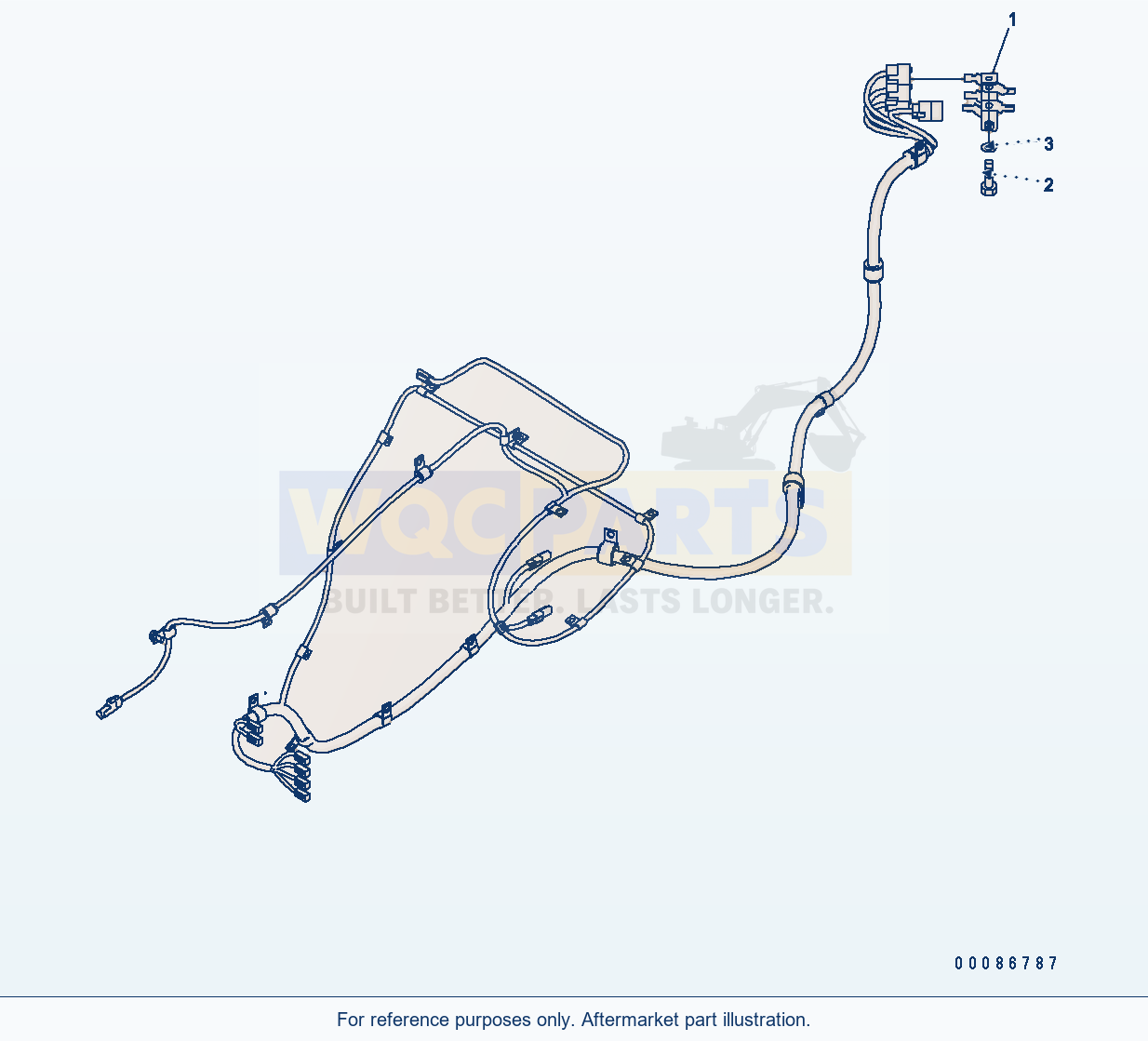 Komatsu WA380-6 Hydraulic Piping (Epc) (Bracket) parts diagram