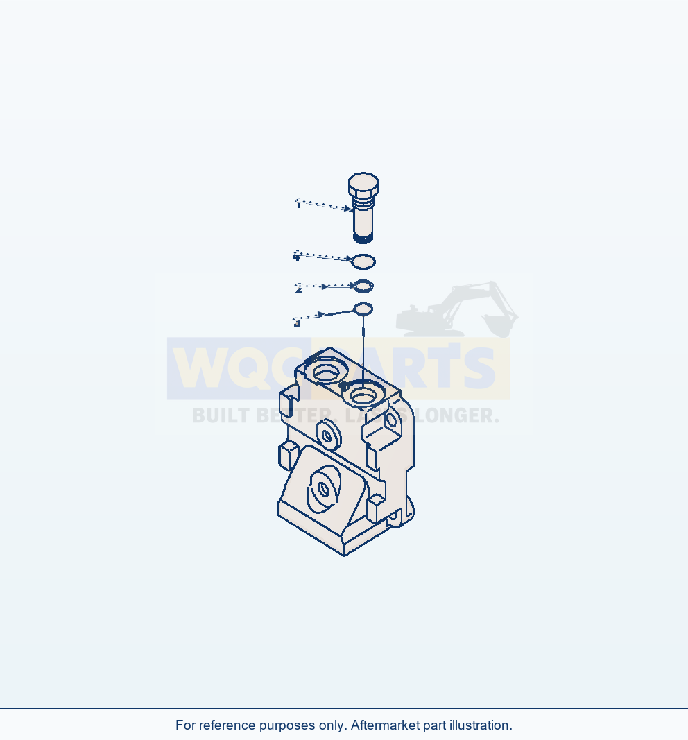 Komatsu WA380-6 Cooling Fan Motor Drive Pump Relief Valve parts diagram