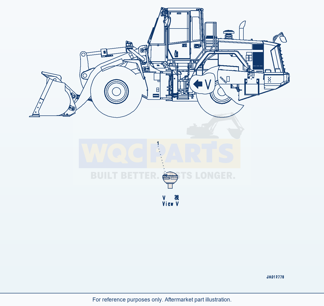 Komatsu WA380-6 Hazard Level Plates (#65949-) parts diagram