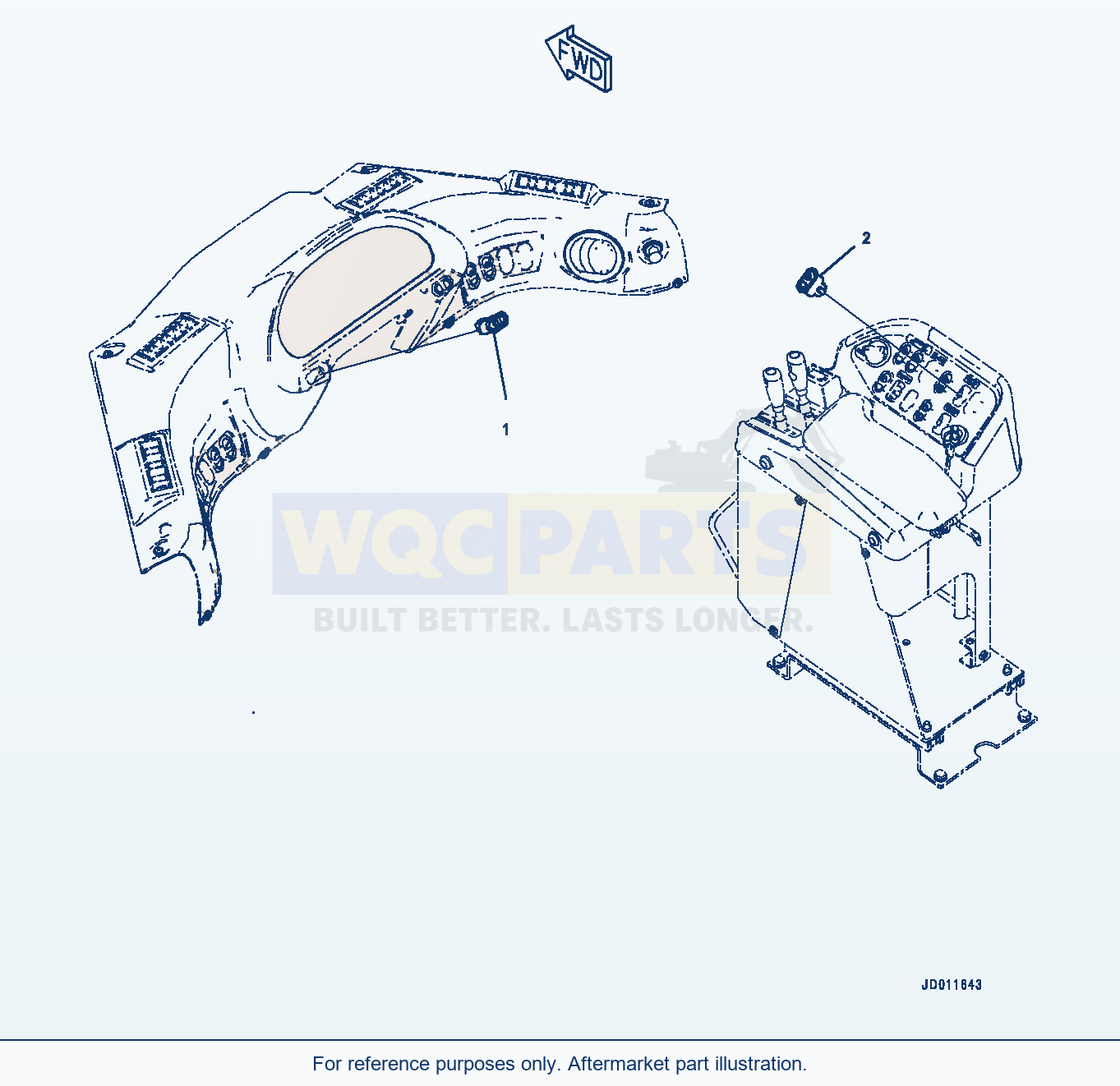 Komatsu WA380-6 Switch, With Emergency Steering (#65949-) parts diagram