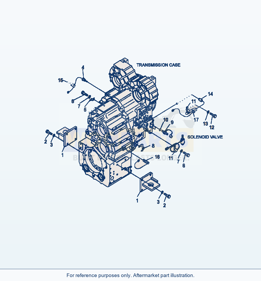 Komatsu WA380-6 Transmission Attachment (S/N A53001-A53443 ) parts diagram