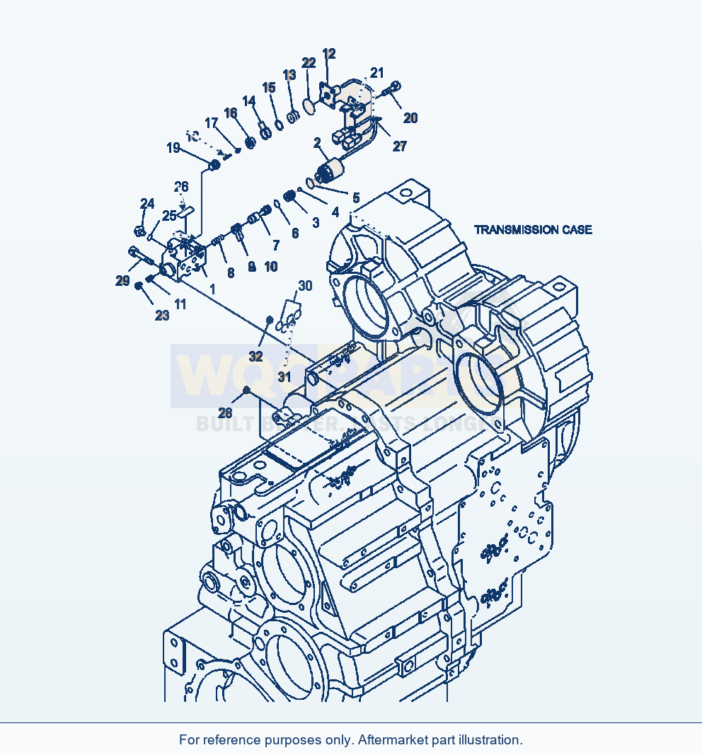 Komatsu WA380-6 Transmission Ecmv (3Rd And 4Th) parts diagram