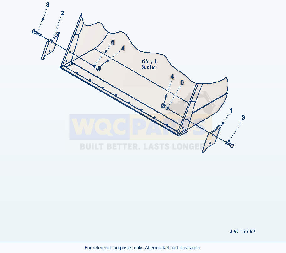 Komatsu WA380-6 Side Guard(#65001-) Serial 65001-65948 (ECOT3) parts diagram