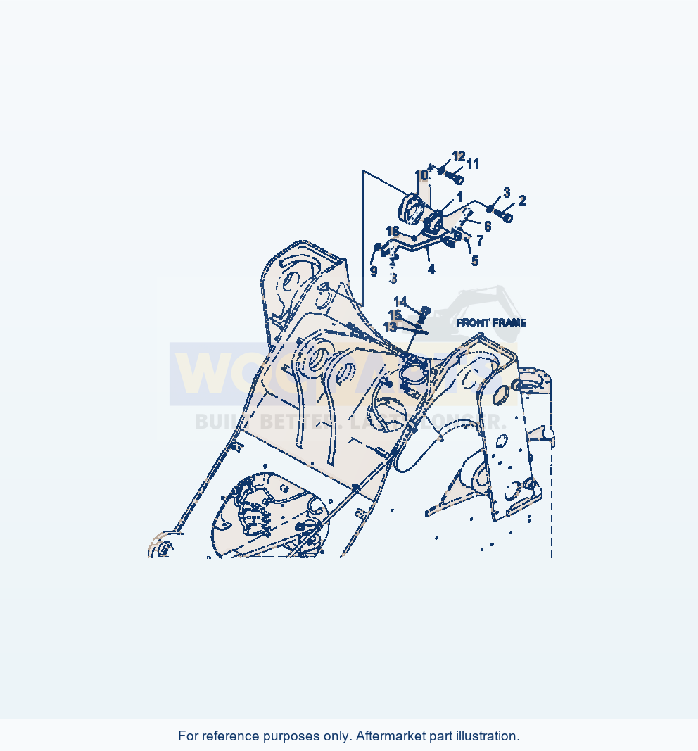 Komatsu WA380-7 Main Wiring Harness Potentiometer parts diagram