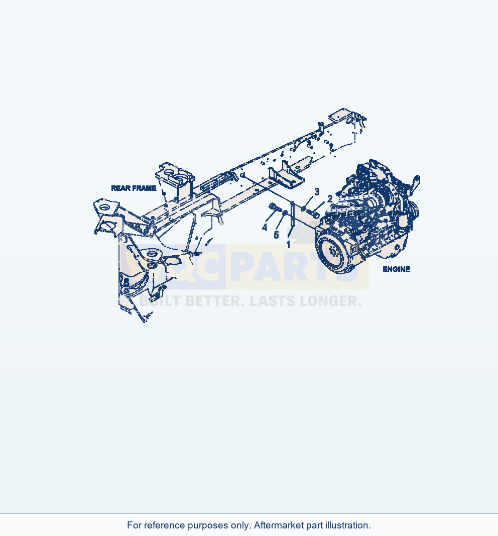 Komatsu WA380-7 Rear Wiring Harness Ground Cable parts diagram