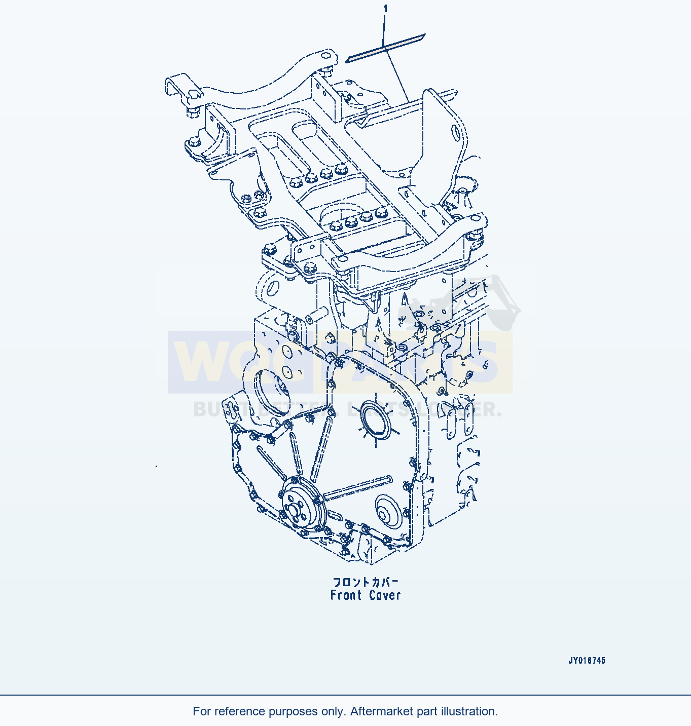 Komatsu WA380-7 Date Plate (Aed00-001001) parts diagram
