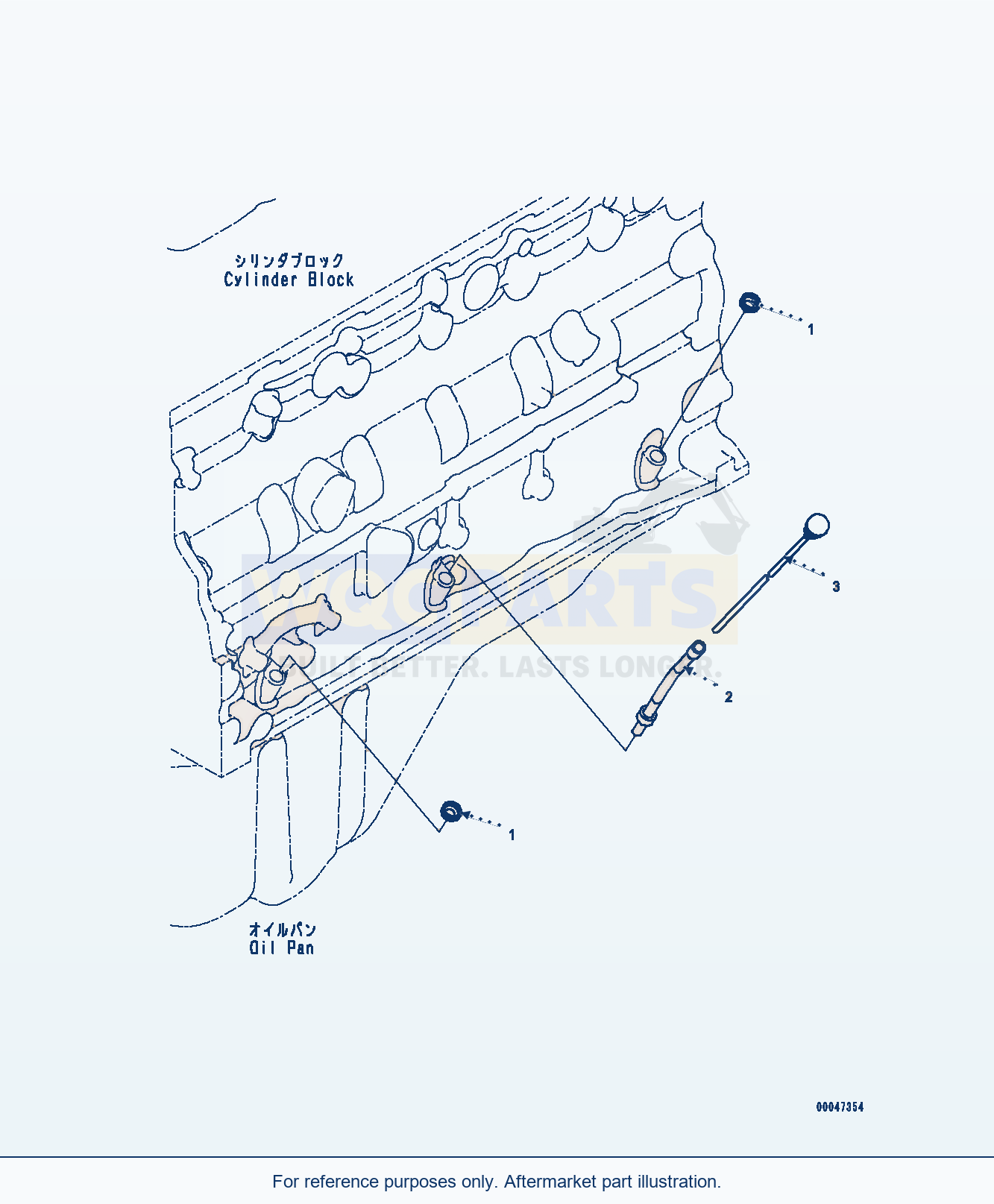 Komatsu WA380-7 Oil Level Gauge (#26600007-) (Alg00-002001) parts diagram