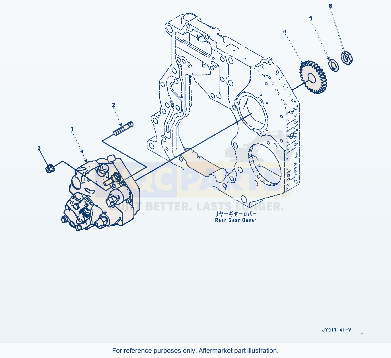 Komatsu WA380-7 Fuel Supply Pump (#26600007-) (Afp10-001001) parts diagram