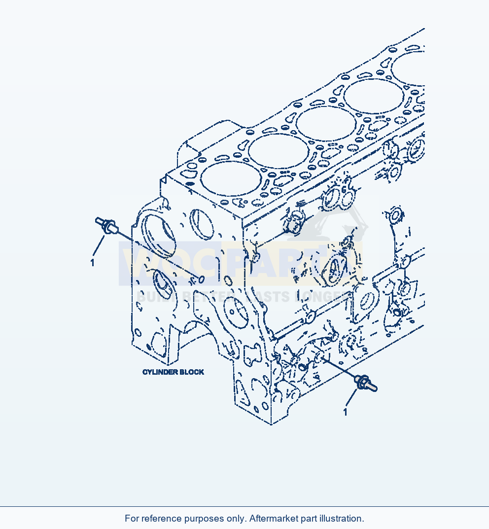 Komatsu WA380-7 Engine Ground Mounting parts diagram