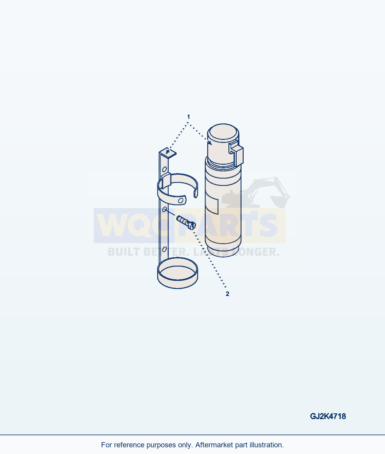 Komatsu WA380-7 Fire Extinguisher Serial 10001-UP parts diagram