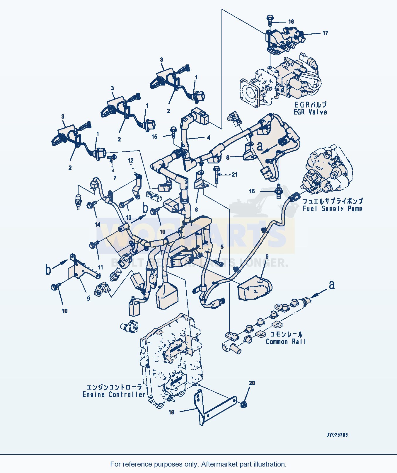 Komatsu WA380-8 Wiring Harness (#26634517-) (Awr00-001001) parts diagram
