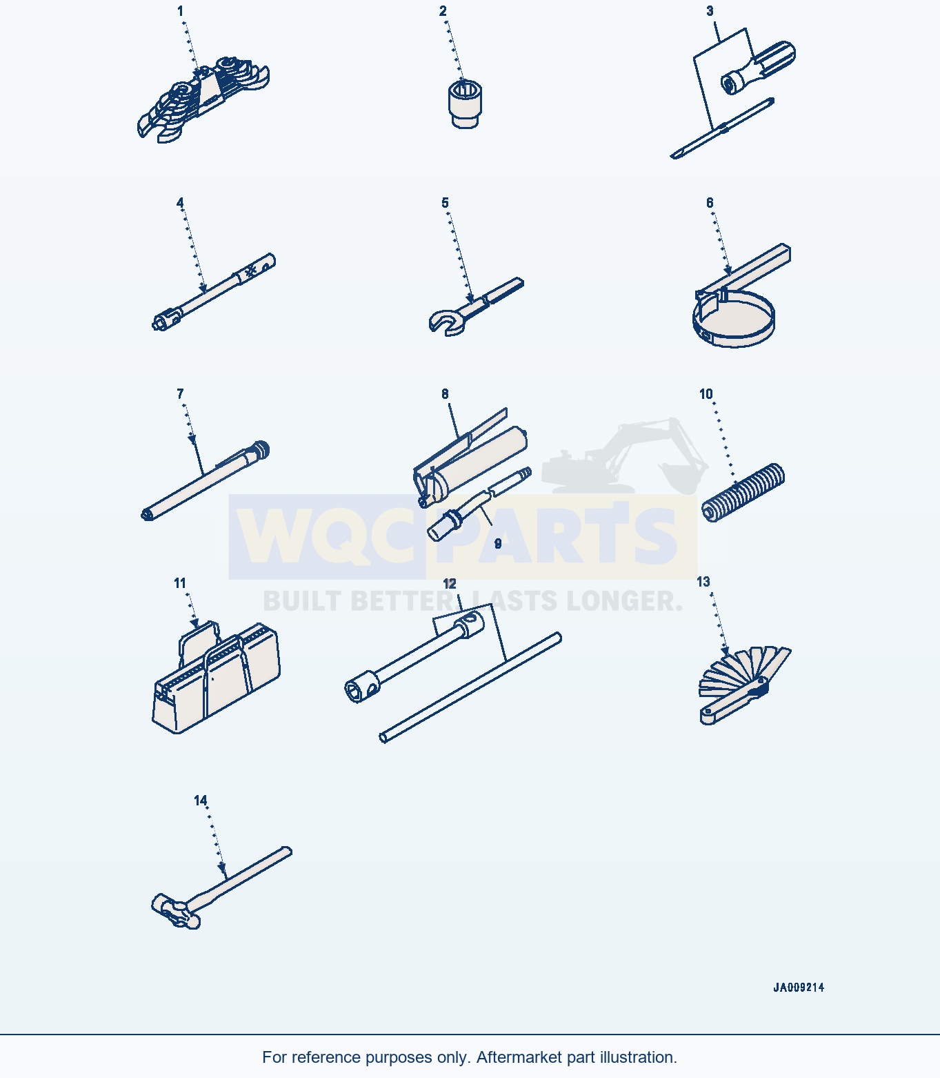 Komatsu WA380Z-6 General Tool Set (#66847-) parts diagram