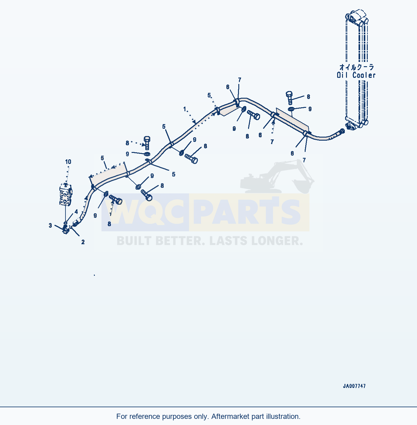 Komatsu WA380Z-6 Cooling System (#66847-) parts diagram