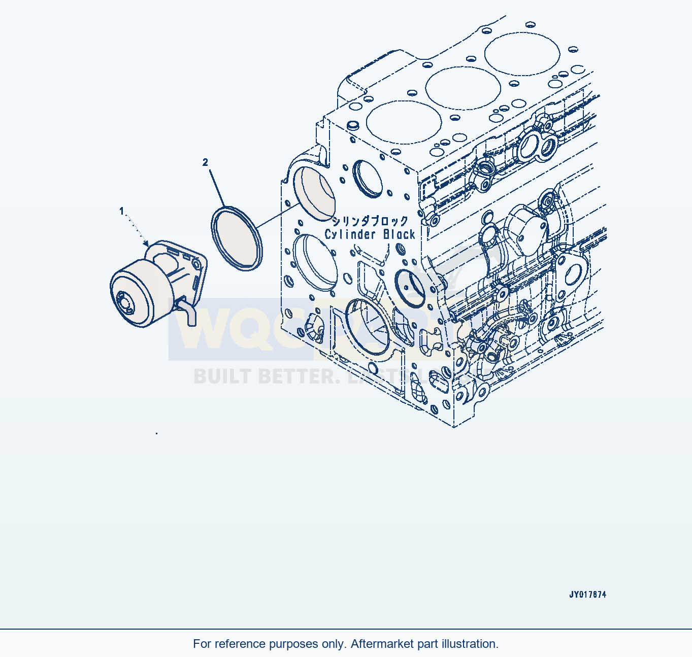 Komatsu WA380Z-6 Water Pump (#26580638-) parts diagram
