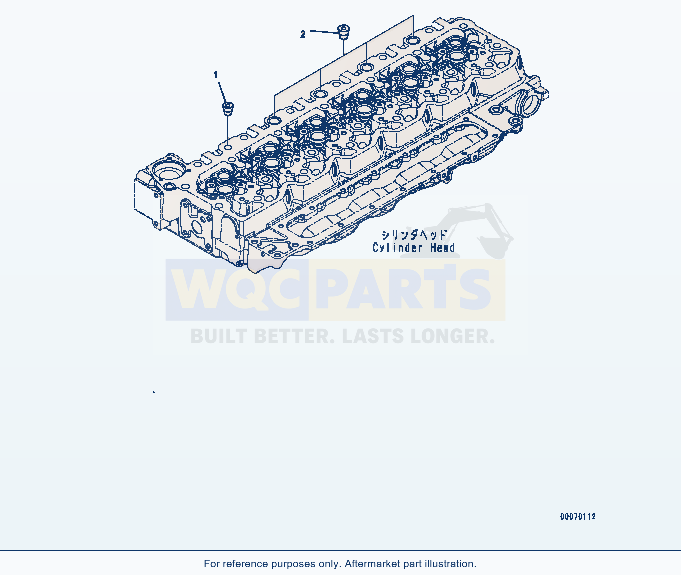 Komatsu WA380Z-6 Cabin Heater Plug (#26580638-) (Ahc00-001001) parts diagram