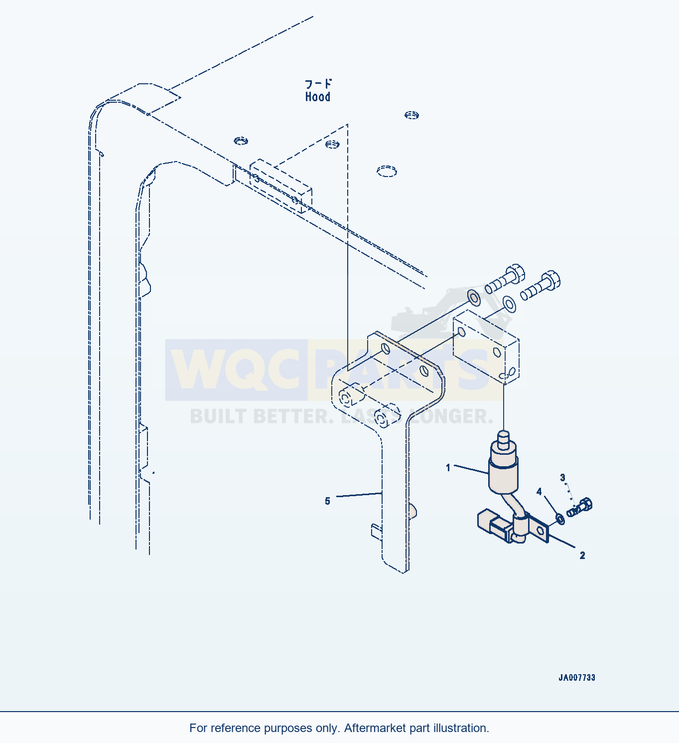 Komatsu WA380Z-6 Engine Related Parts, Dust Indicator (#66847-) parts diagram
