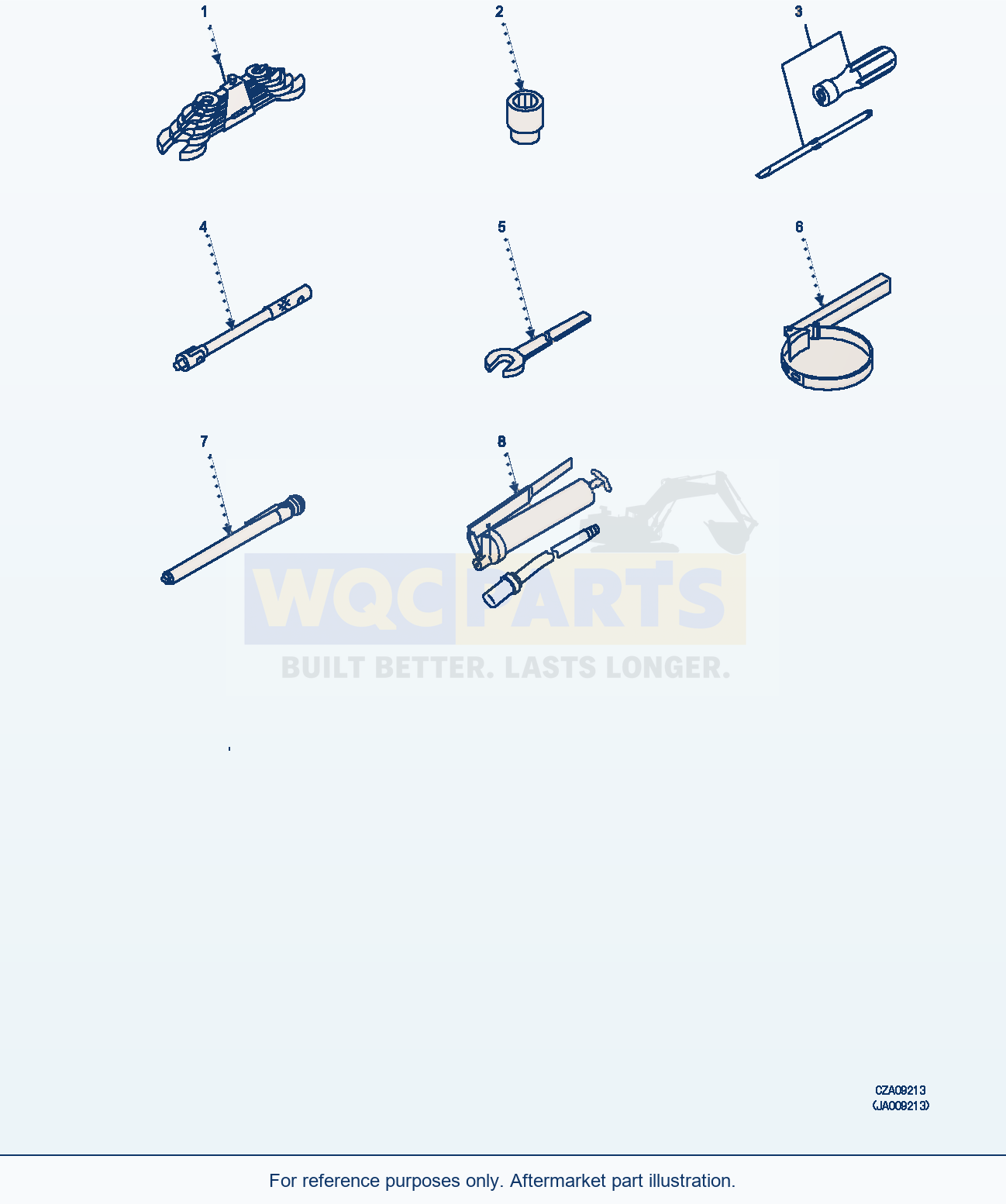 Komatsu WA380Z-6 General Tool Set (|V00461) parts diagram