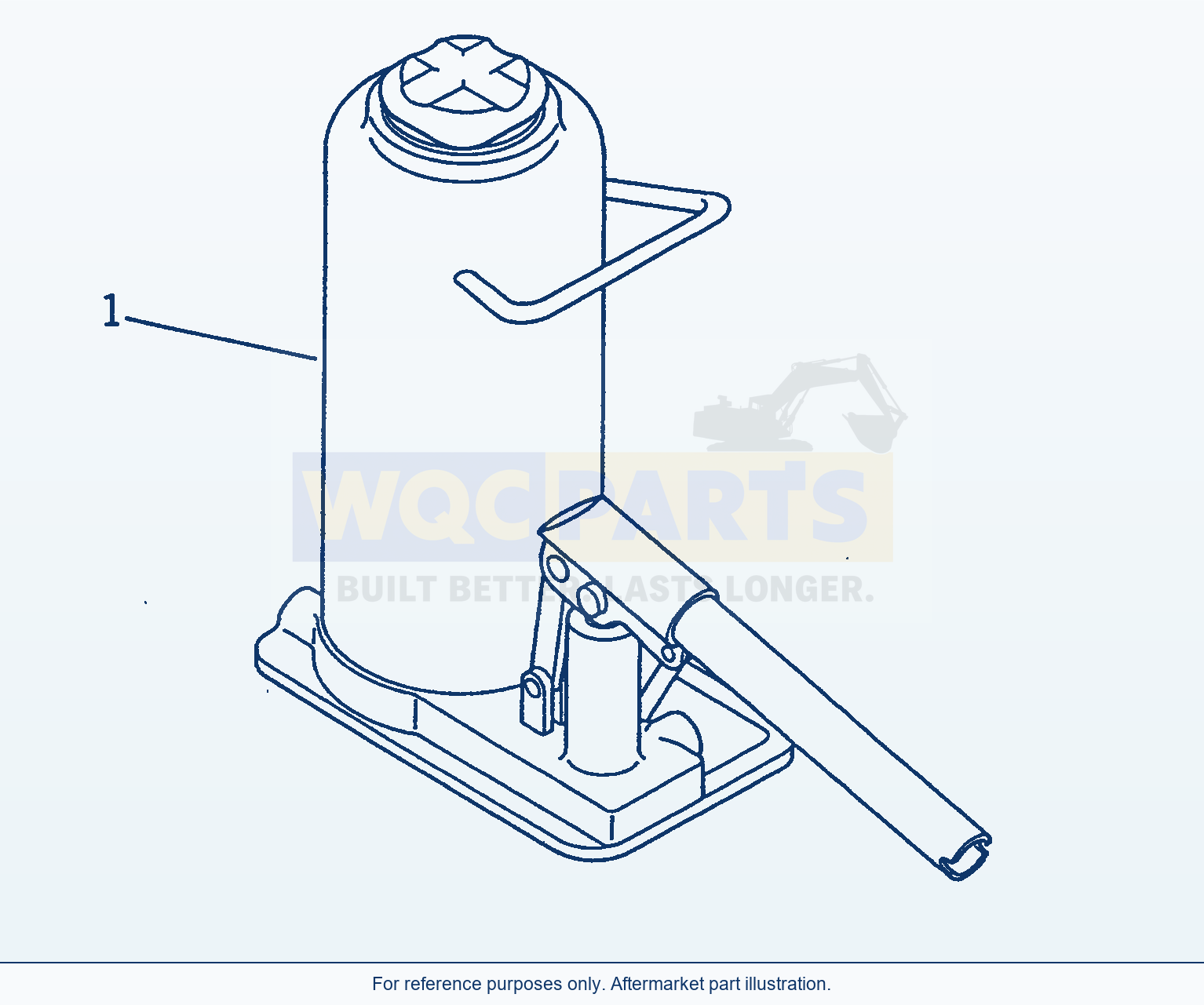 Komatsu WA470-1 Jack(#20001-) parts diagram