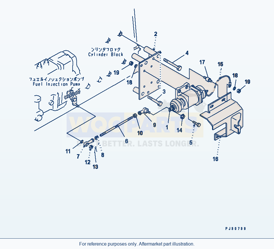 Komatsu WA470-1 Solenoid And Mounting(#21431-23332) parts diagram