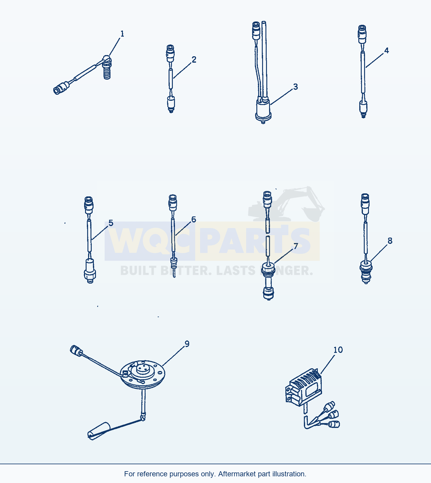 Komatsu WA470-1 Sensor And Controller(#10001-19999) parts diagram