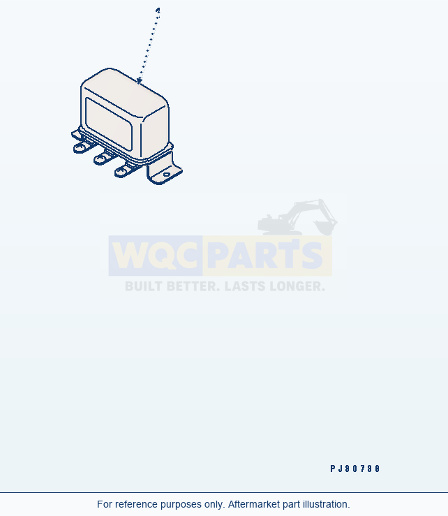 Komatsu WA470-1 Solenoid Relay(#11574-28162) parts diagram