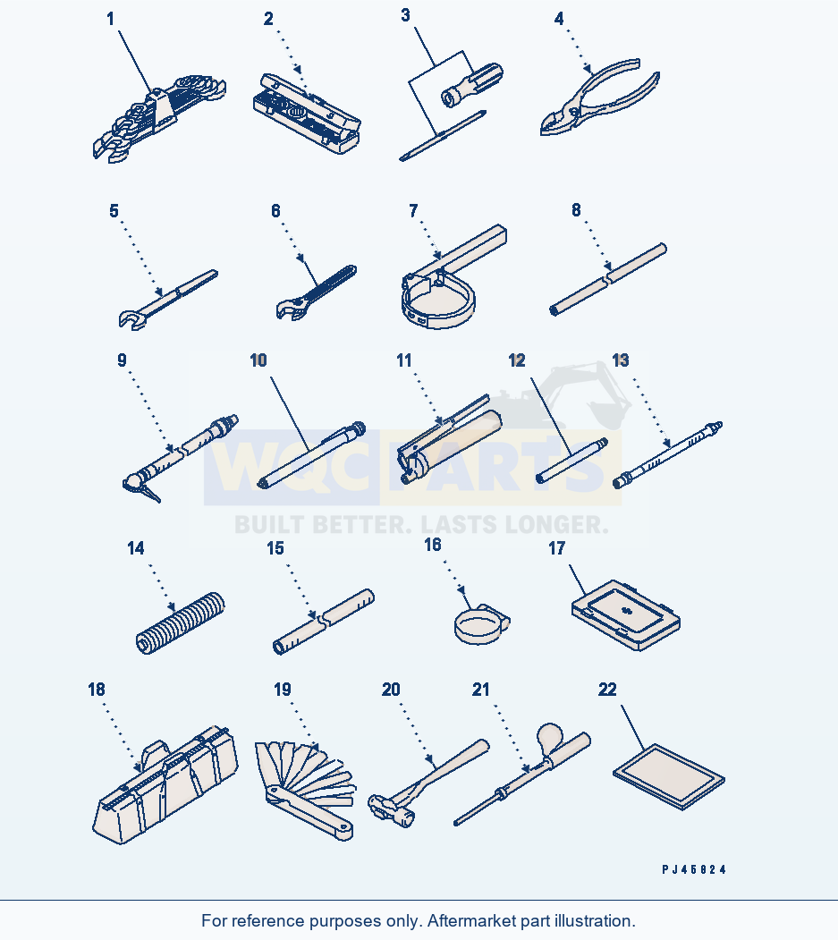 Komatsu WA470-1 Tool(#10001-19999) parts diagram