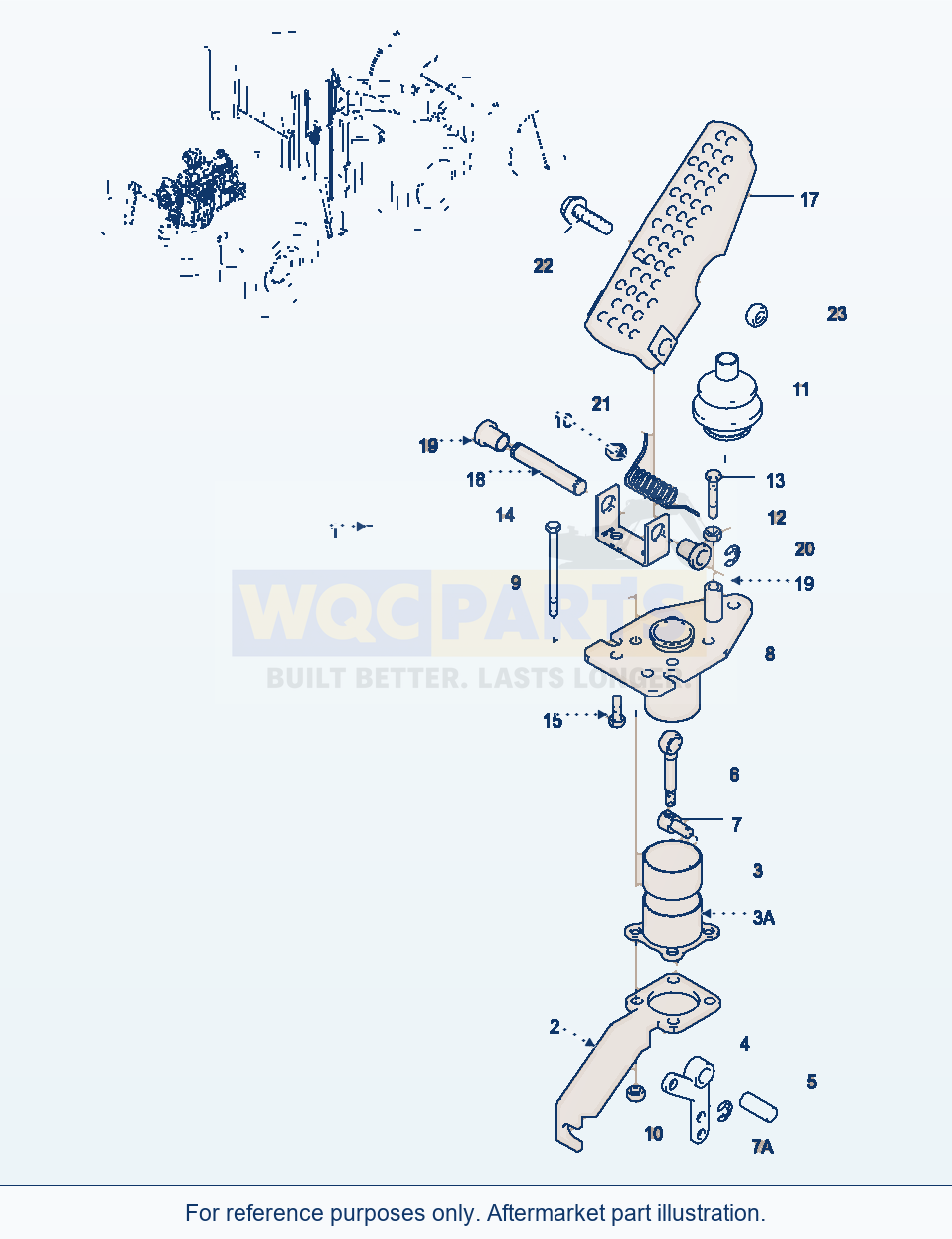 Komatsu WA470-3 Engine Control (Gj2K0975) parts diagram