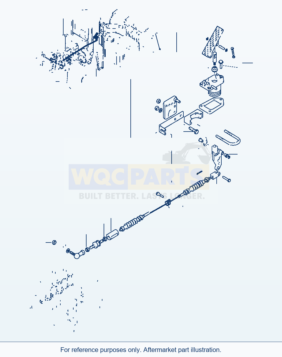 Komatsu WA470-3 Engine Control parts diagram