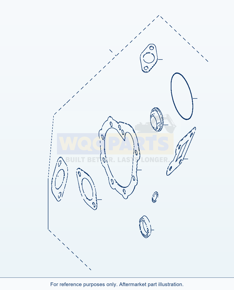 Komatsu WA470-3 Joint Kit, Water Pump parts diagram
