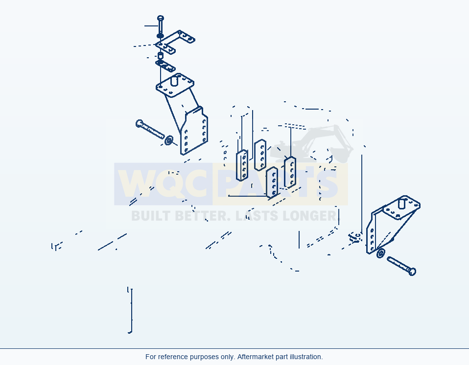 Komatsu WA470-3 R.O.P.S. Canopy (Gj2K3305) parts diagram