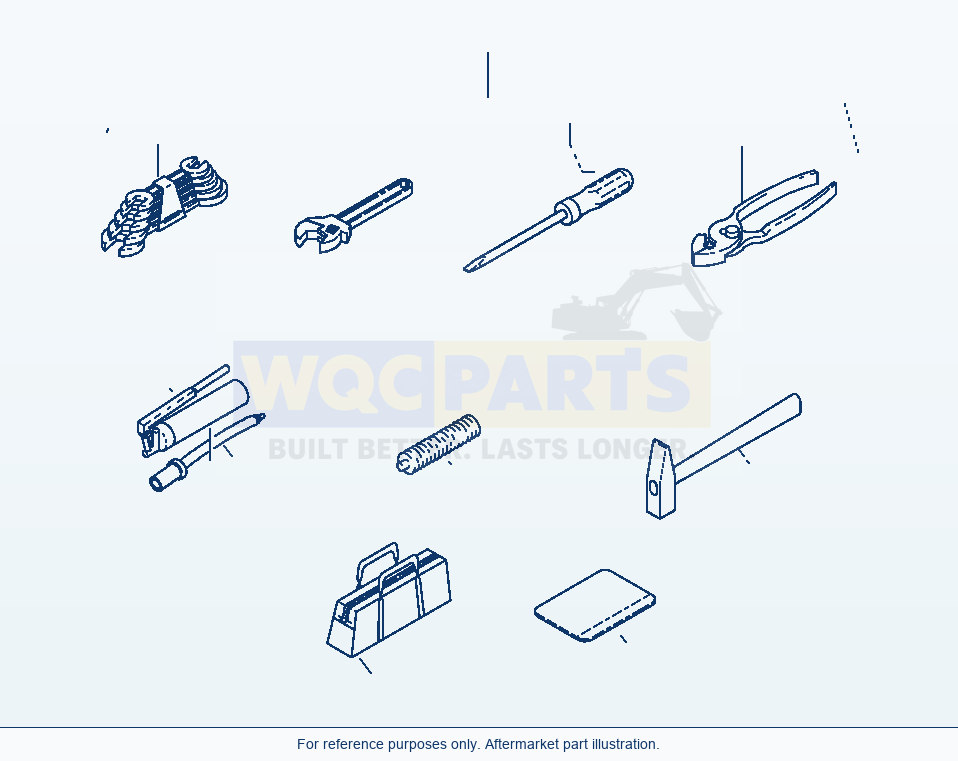 Komatsu WA470-3 Tools parts diagram