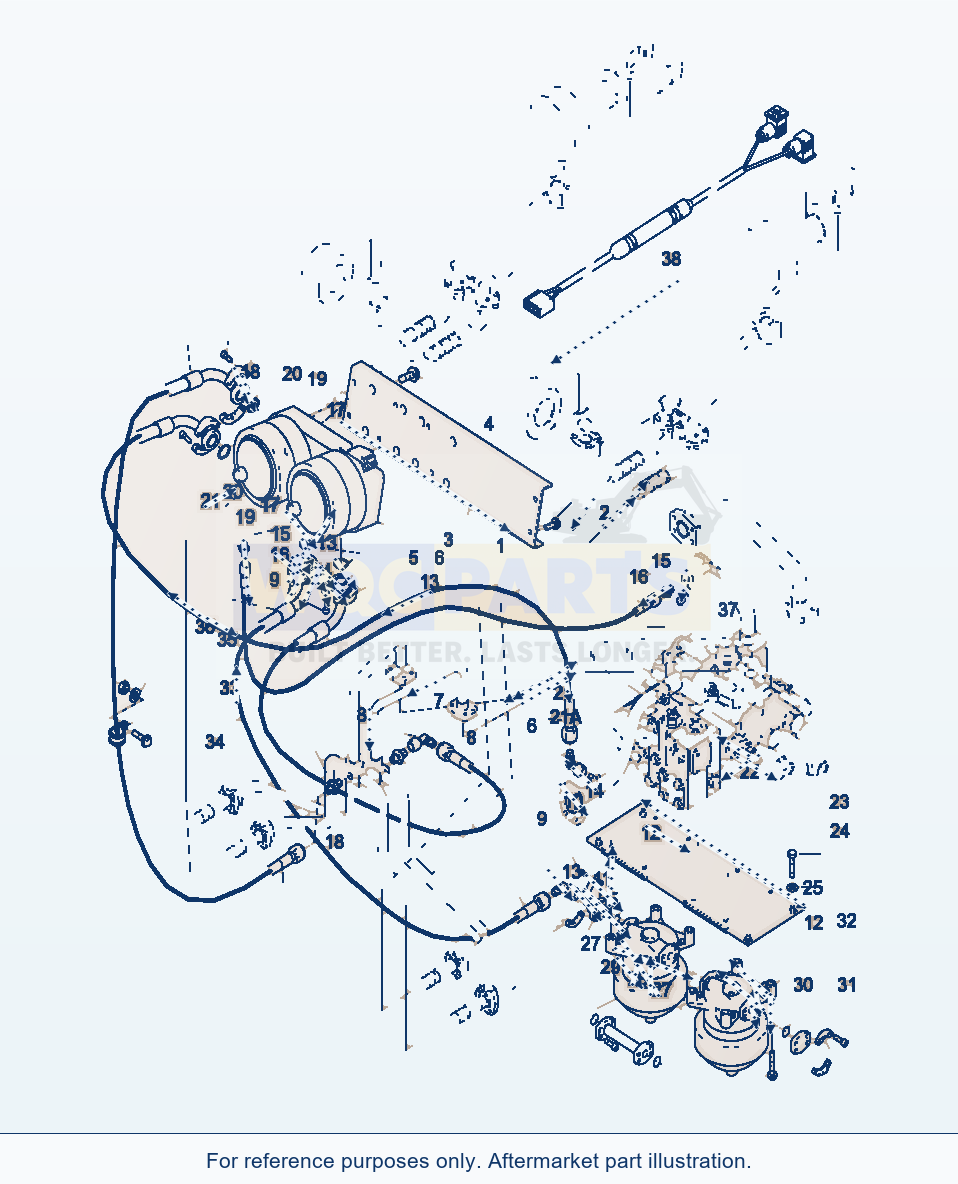 Komatsu WA470-3 A.L.S. Equipment, Special Equipment parts diagram