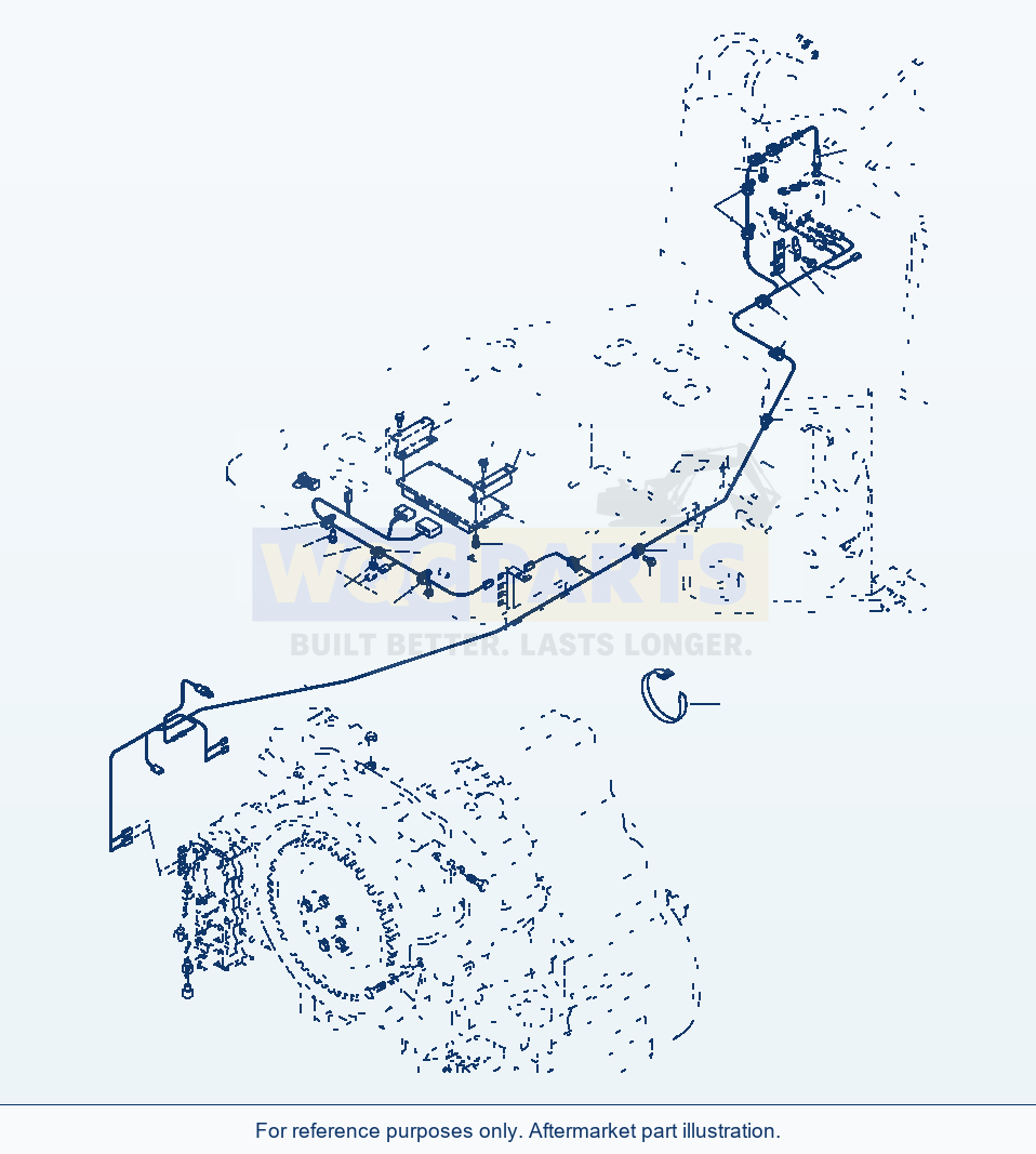 Komatsu WA470-3 E.C.S.S. Electrical Equipment parts diagram