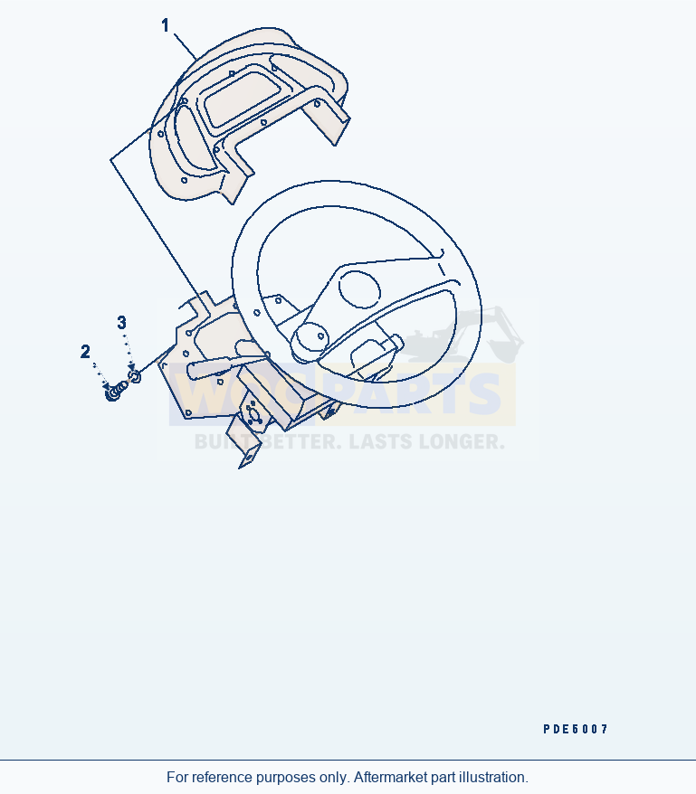 Komatsu WA470-3 Gauge And Sensor (Main Monitor) parts diagram