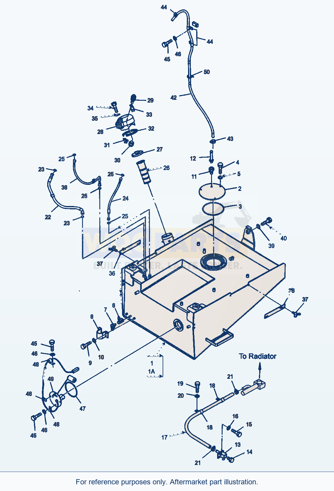 Komatsu WA470-5 Fuel System, Pre Filter (Gj2K2681) parts diagram