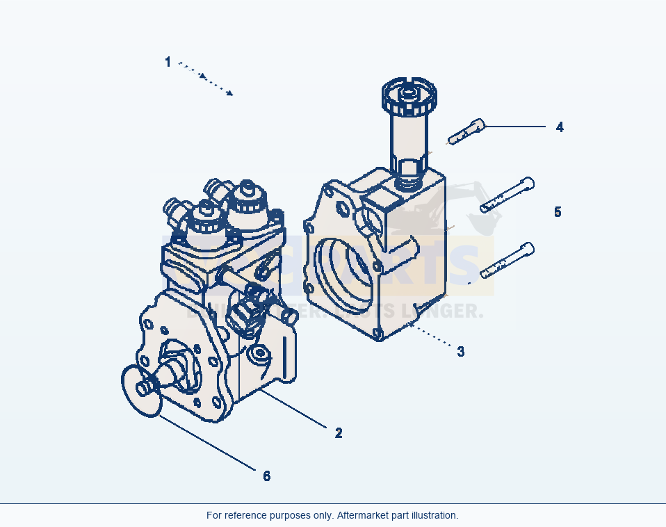 Komatsu WA470-5 Injection System (Gj2K3502) parts diagram