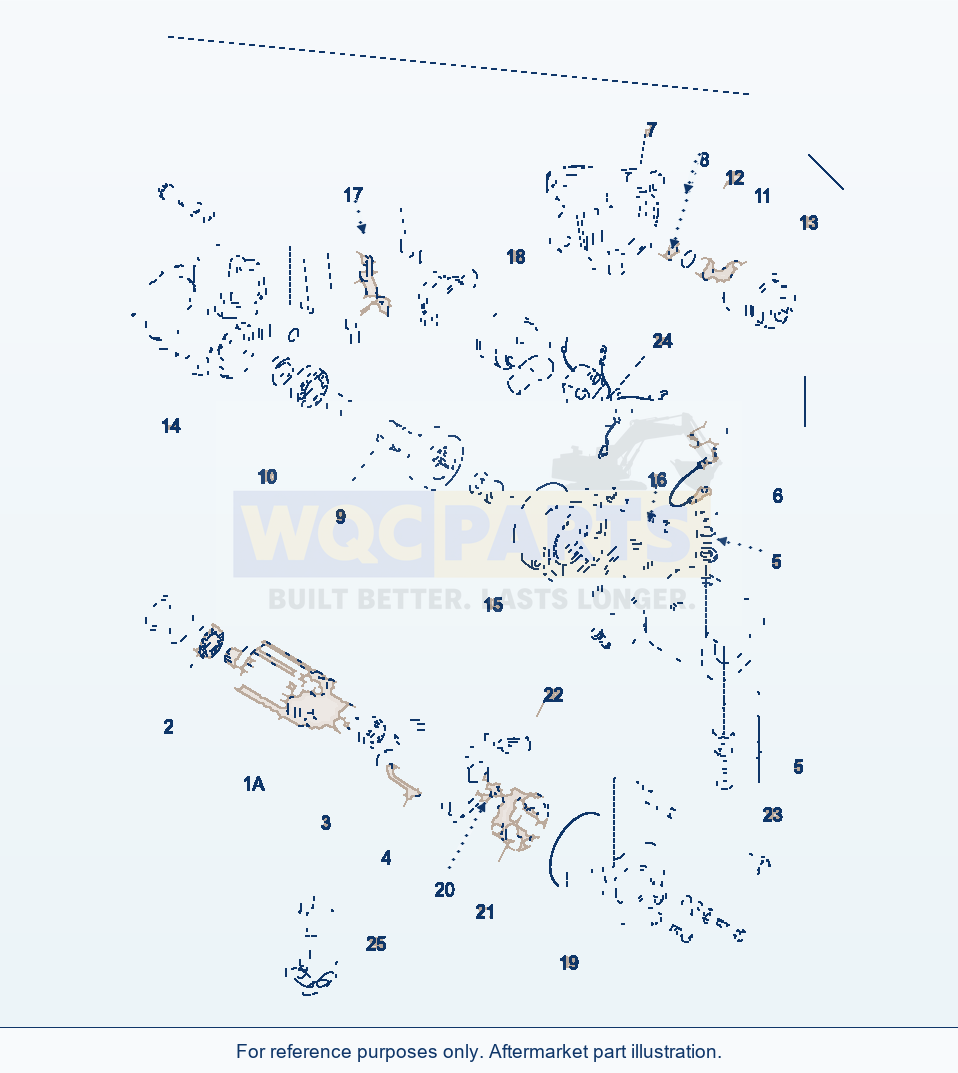 Komatsu WA470-5 Startermotor (Gj2K2680) parts diagram