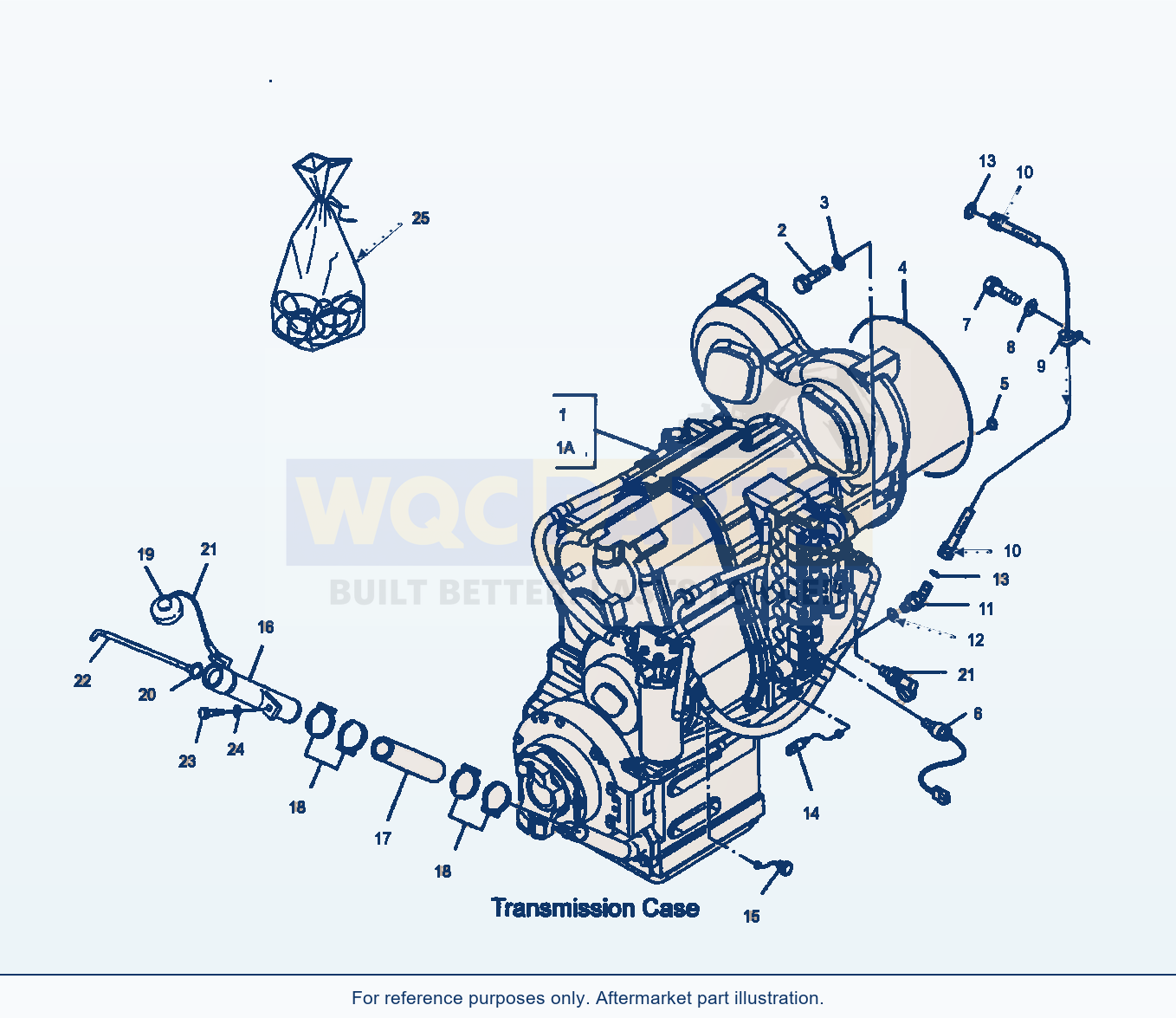 Komatsu WA470-5 Powershift Transmission, Pipings (Gj2K2696) parts diagram