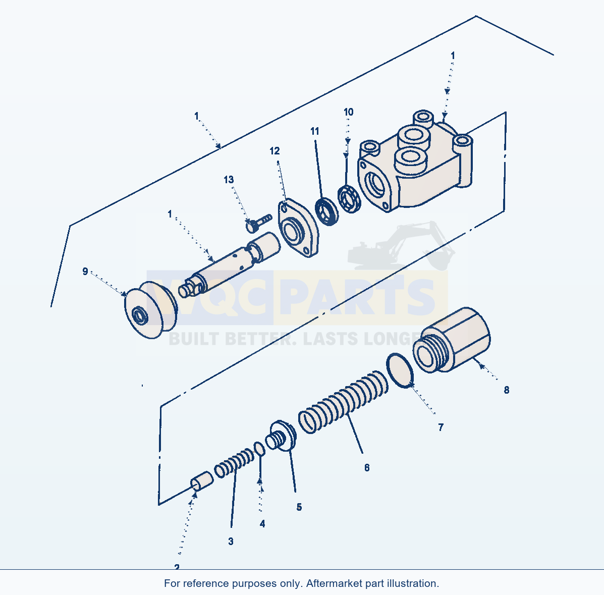Komatsu WA470-5 Steering, By-Pass Valve (Gj2K2631) parts diagram
