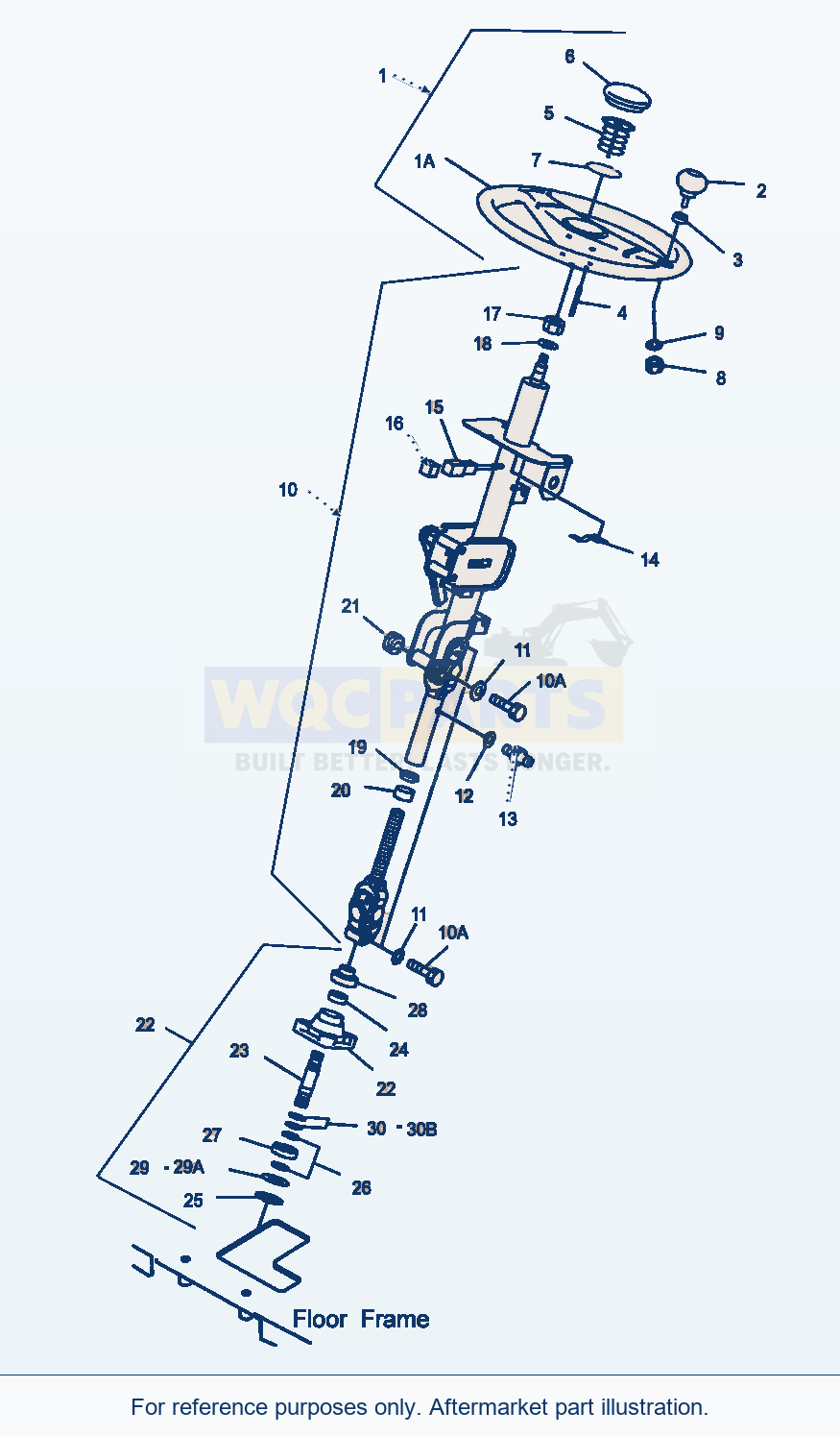 Komatsu WA470-5 Steering, Steering Mounting (Gj2K2623) parts diagram