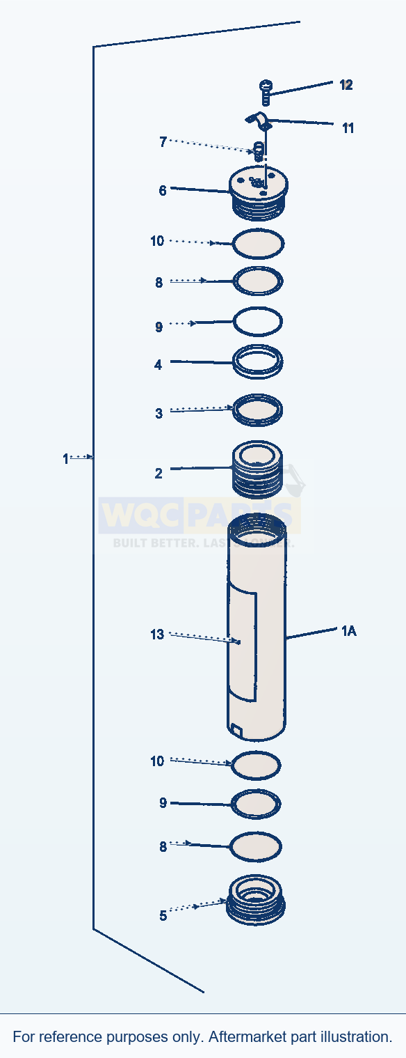 Komatsu WA470-5 Pressure Tank (Gj2K2608) parts diagram