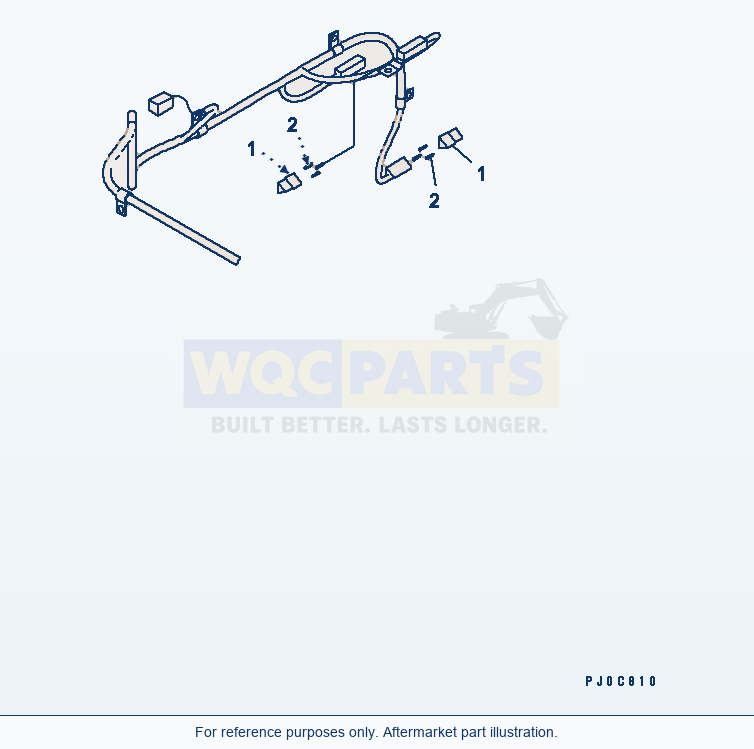 Komatsu WA470-5 Rear Harness (Plug) (Except Japan) parts diagram